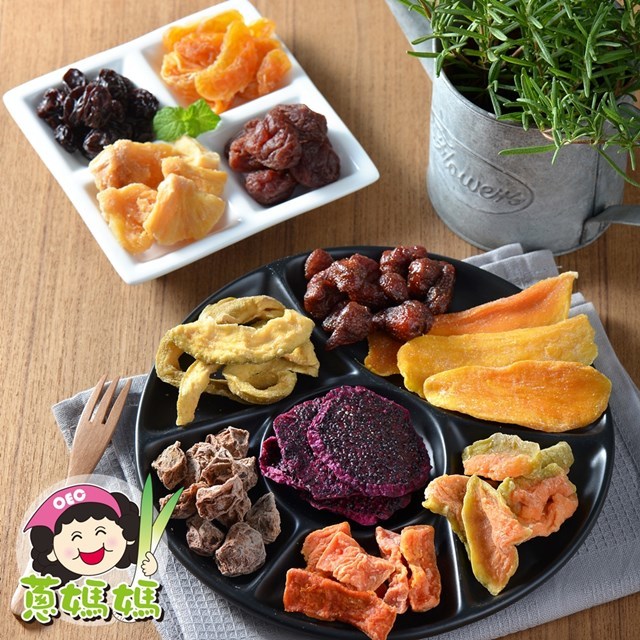 【蔥媽媽】天然美味果乾11種口味任選4包